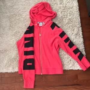 PINK VS zip up